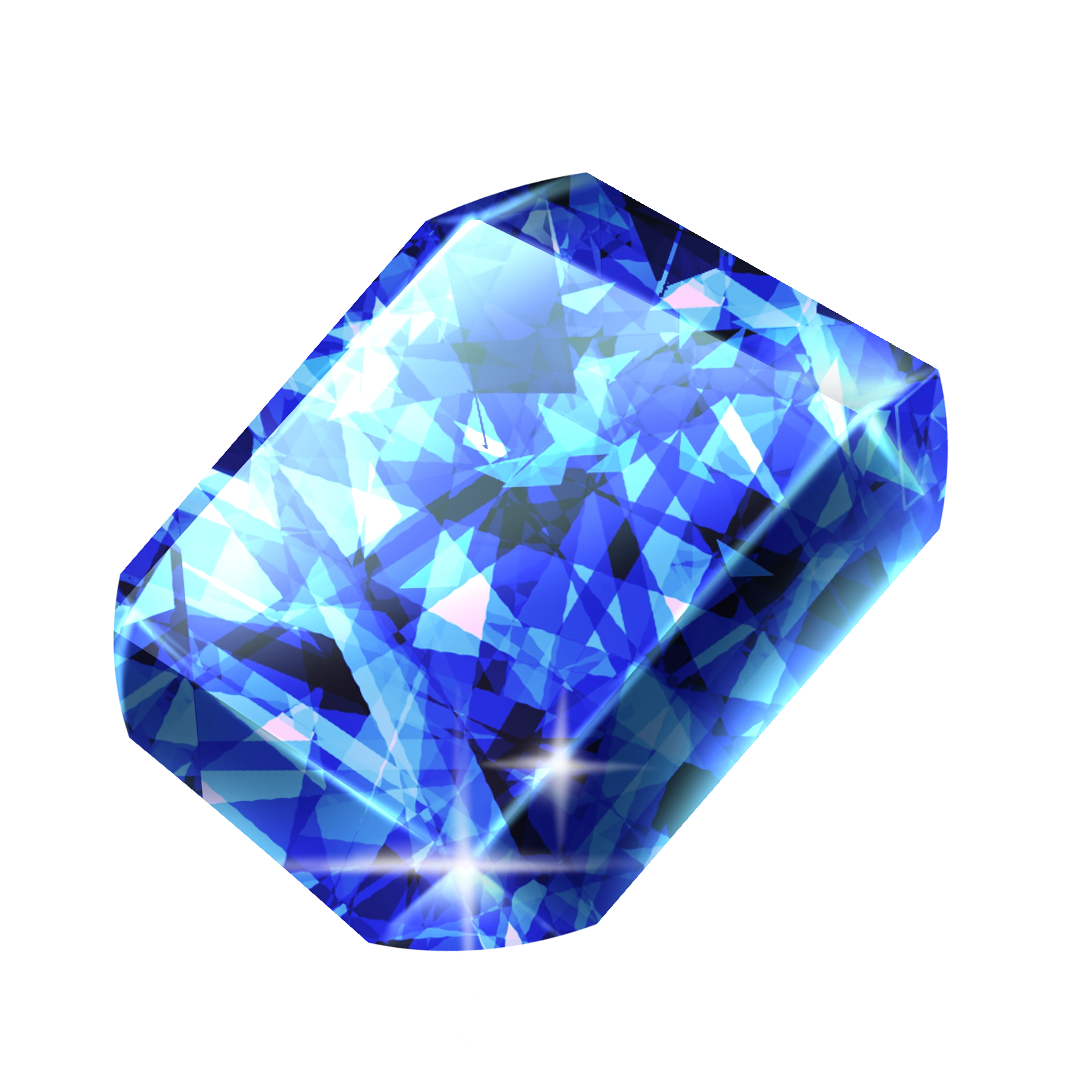Blue sapphire gemstone