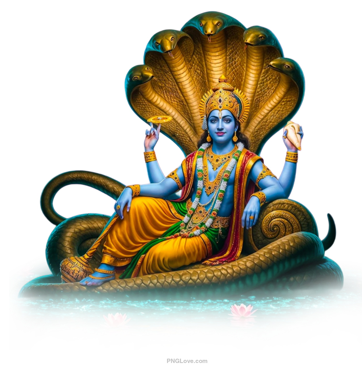 Illustration of Lord Vishnu